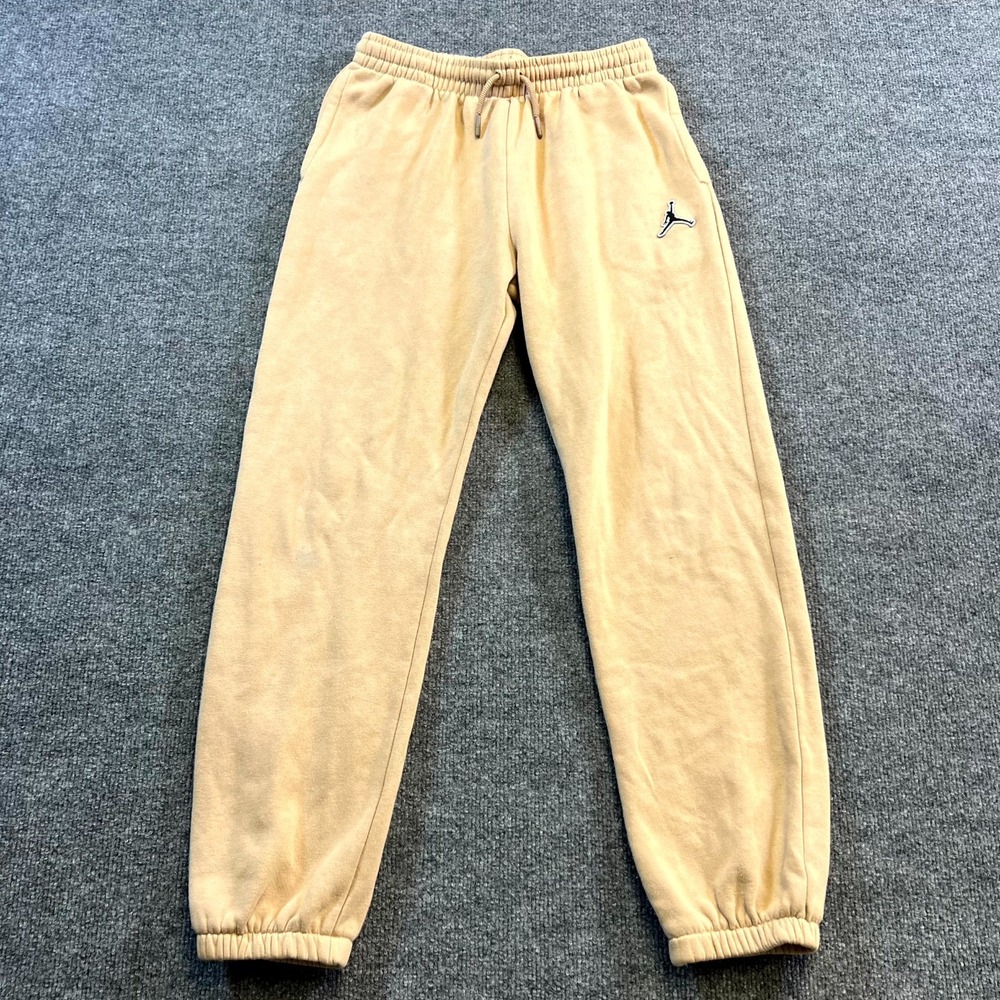 Air Jordan Essentials Jogger Pants Boys XL 13-15 Years Hemp Logo Tapered Leg